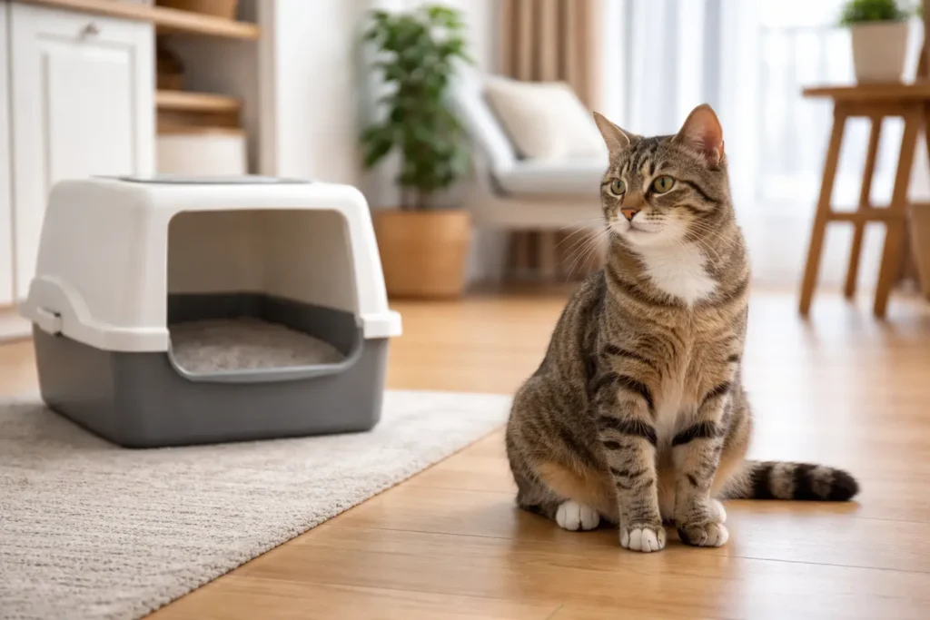 Gatto che non usa la lettiera: cause comuni e soluzioni pratiche